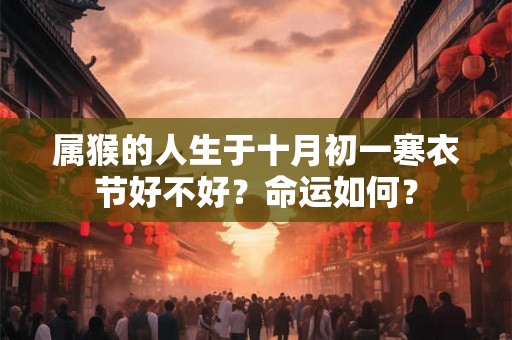 属猴的人生于十月初一寒衣节好不好?命运如何? 属猴的人生于十月初一寒衣节好不好?命运如何?