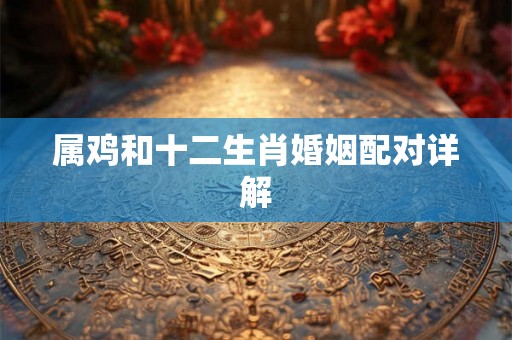 属鸡和十二生肖婚姻配对详解
