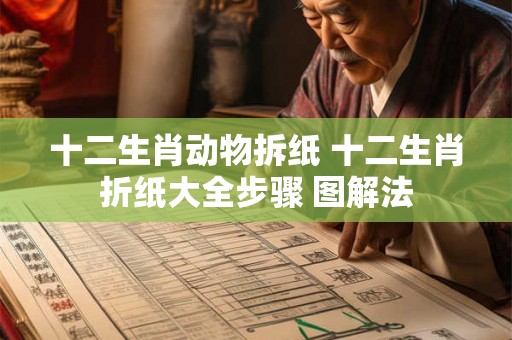 十二生肖动物拆纸 十二生肖折纸大全步骤 图解法 十二生肖动物拆纸 十二生肖折纸大全步骤 图解法