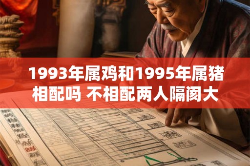 1993年属鸡和1995年属猪相配吗 不相配两人隔阂大