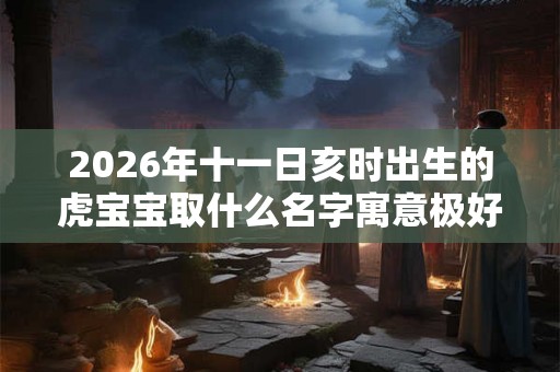 2026年十一日亥时出生的虎宝宝取什么名字寓意极好