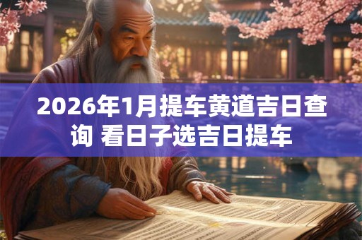 2026年1月提车黄道吉日查询 看日子选吉日提车 2026年1月提车黄道吉日查询 看日子选吉日提车
