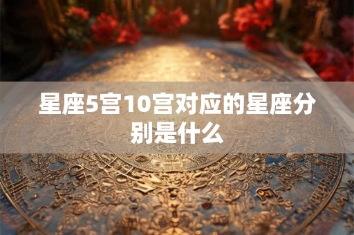 星座5宫10宫对应的星座分别是什么