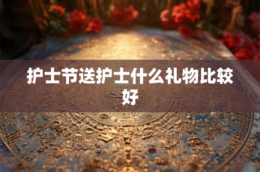 护士节送护士什么礼物比较好