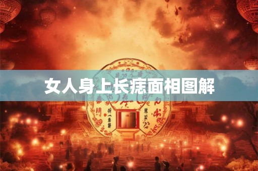 女人身上长痣面相图解