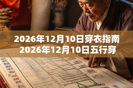 2026年12月10日穿衣指南 2026年12月10日五行穿衣
