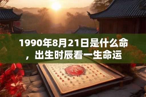 1990年8月21日是什么命，出生时辰看一生命运