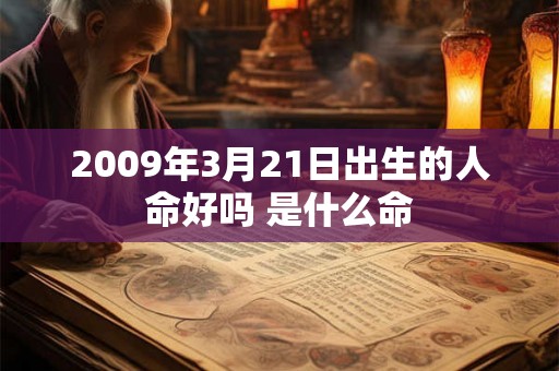 2009年3月21日出生的人命好吗 是什么命