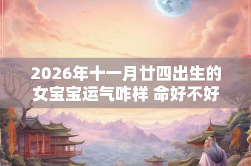 2026年十一月廿四出生的女宝宝运气咋样 命好不好