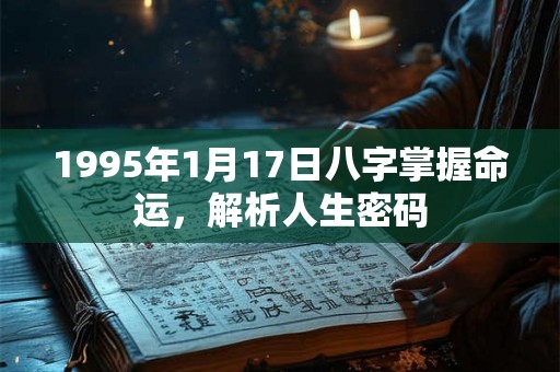 1995年1月17日八字掌握命运，解析人生密码