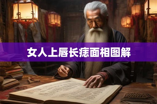女人上唇长痣面相图解