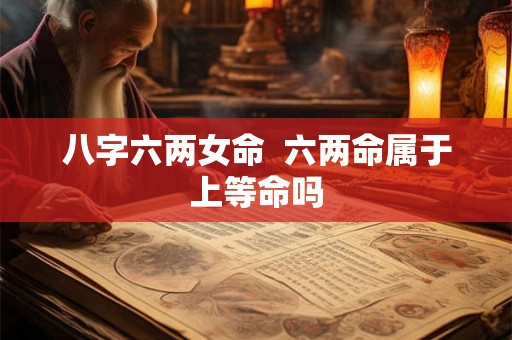 八字六两女命  六两命属于上等命吗