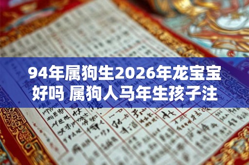 94年属狗生2026年龙宝宝好吗 属狗人马年生孩子注意事项