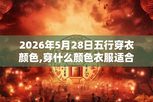 2026年5月28日五行穿衣颜色,穿什么颜色衣服适合