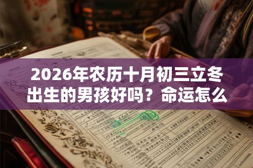2026年农历十月初三立冬出生的男孩好吗？命运怎么样？