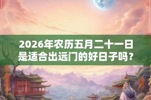 2026年农历五月二十一日是适合出远门的好日子吗？