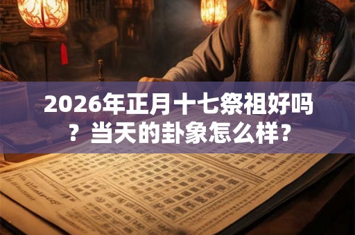 2026年正月十七祭祖好吗？当天的卦象怎么样？