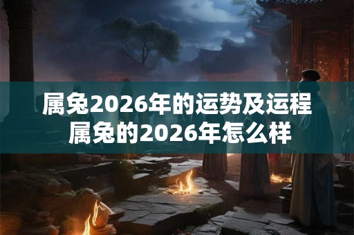 属兔2026年的运势及运程 属兔的2026年怎么样