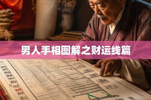男人手相图解之财运线篇 男人手相图解之财运线篇
