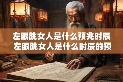 左眼跳女人是什么预兆时辰 左眼跳女人是什么时辰的预兆