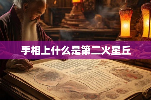 手相上什么是第二火星丘