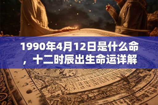1990年4月12日是什么命，十二时辰出生命运详解