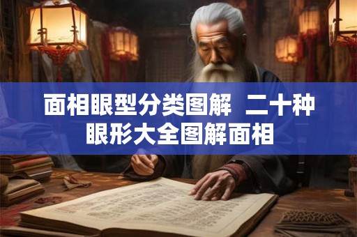 面相眼型分类图解  二十种眼形大全图解面相