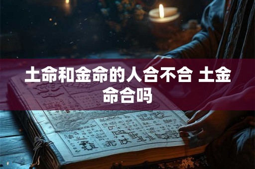 土命和金命的人合不合 土金命合吗