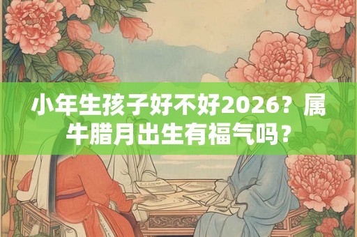 小年生孩子好不好2026?属牛腊月出生有福气吗? 小年生孩子好不好2026?属牛腊月出生有福气吗?