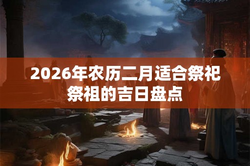 2026年农历二月适合祭祀祭祖的吉日盘点