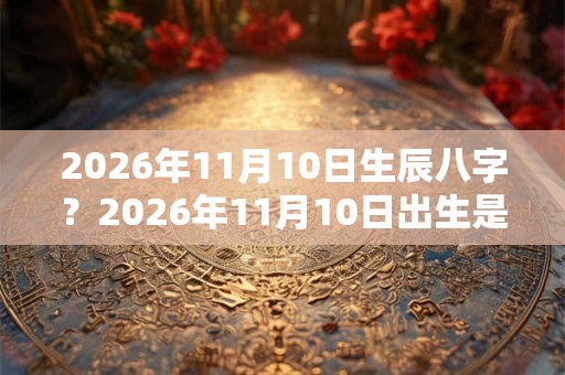 2026年11月10日生辰八字？2026年11月10日出生是什么星座