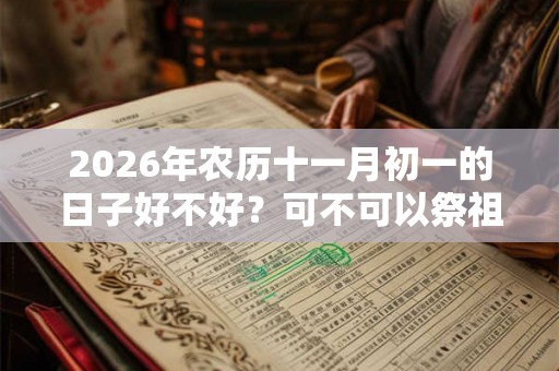 2026年农历十一月初一的日子好不好？可不可以祭祖？