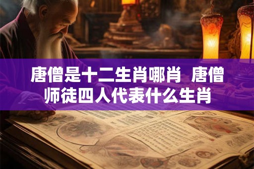 唐僧是十二生肖哪肖  唐僧师徒四人代表什么生肖