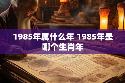 1985年属什么年 1985年是哪个生肖年