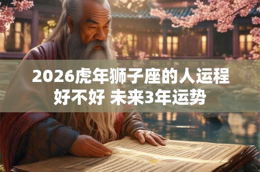 2026虎年狮子座的人运程好不好 未来3年运势