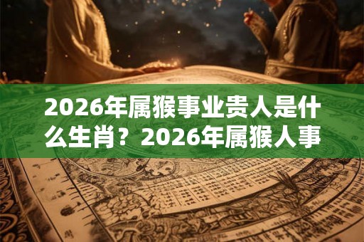 2026年属猴事业贵人是什么生肖？2026年属猴人事业运如何？