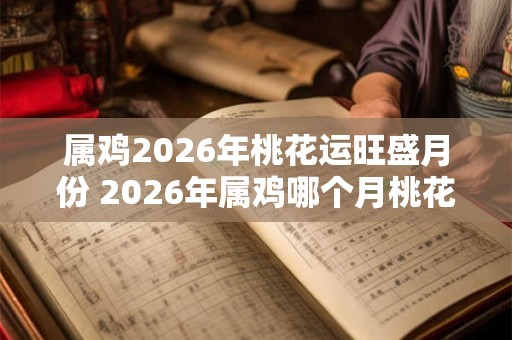 属鸡2026年桃花运旺盛月份 2026年属鸡哪个月桃花运最旺