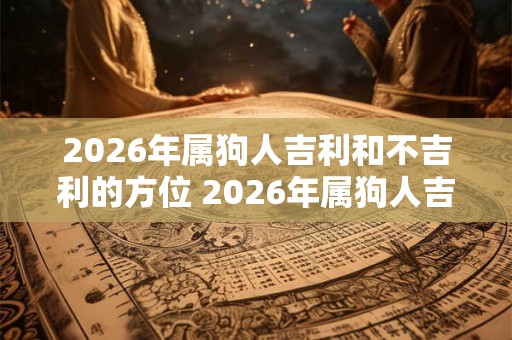 2026年属狗人吉利和不吉利的方位 2026年属狗人吉凶向何方
