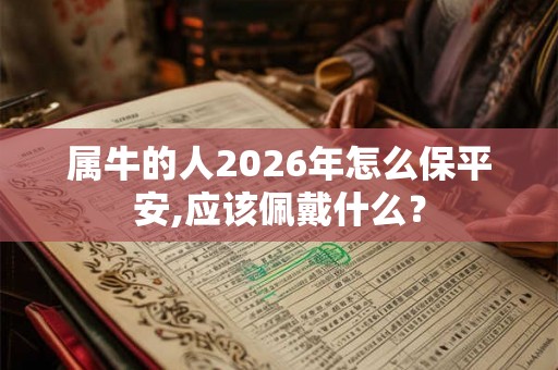 属牛的人2026年怎么保平安,应该佩戴什么? 属牛的人2026年怎么保平安,应该佩戴什么?