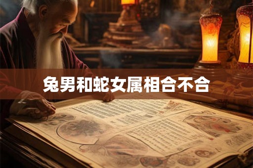 兔男和蛇女属相合不合