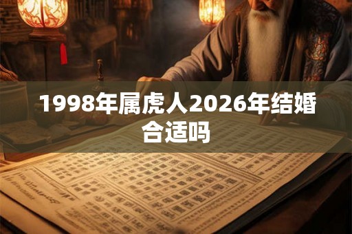 1998年属虎人2026年结婚合适吗