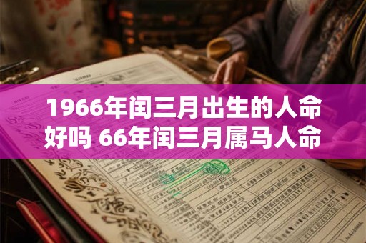 1966年闰三月出生的人命好吗 66年闰三月属马人命运