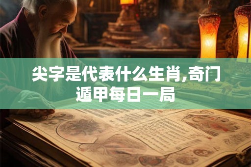 尖字是代表什么生肖,奇门遁甲每日一局 尖字是代表什么生肖,奇门遁甲每日一局