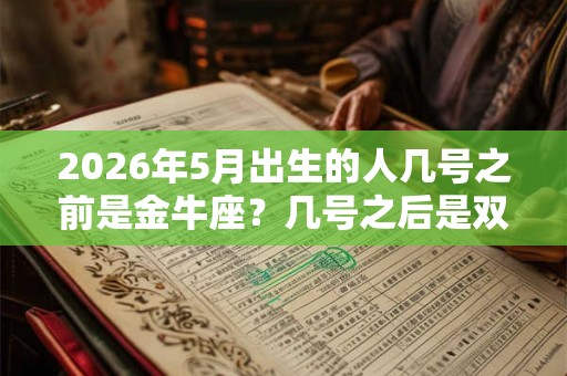 2026年5月出生的人几号之前是金牛座？几号之后是双子座？
