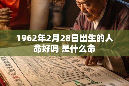 1962年2月28日出生的人命好吗 是什么命