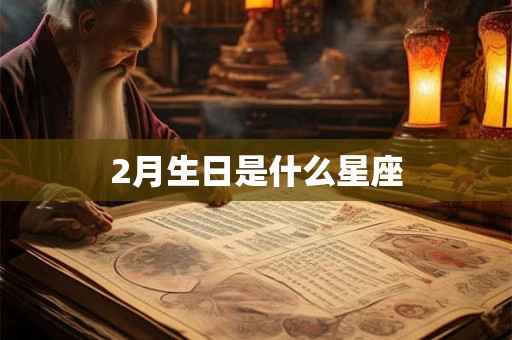 2月生日是什么星座