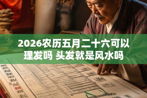 2026农历五月二十六可以理发吗 头发就是风水吗