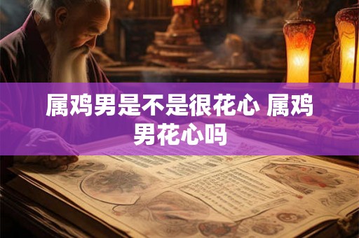 属鸡男是不是很花心 属鸡男花心吗 属鸡男是不是很花心 属鸡男花心吗