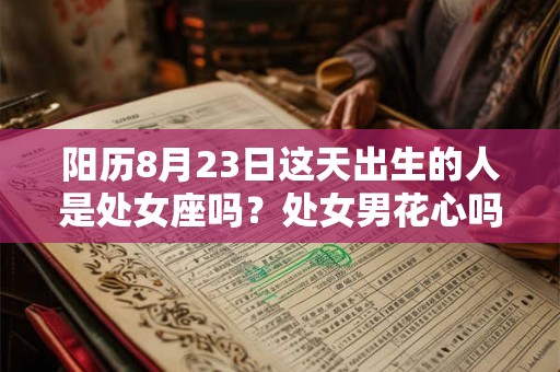 阳历8月23日这天出生的人是处女座吗？处女男花心吗？