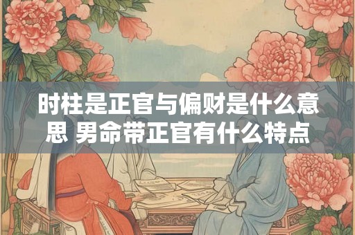 时柱是正官与偏财是什么意思 男命带正官有什么特点 时柱是正官与偏财是什么意思 男命带正官有什么特点